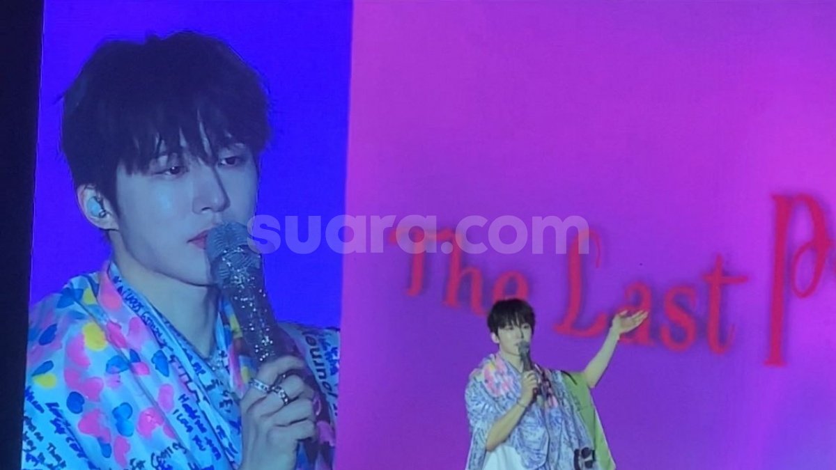 B.I Ungkap Rasa Takut Jelang Wajib Militer di Konser The Last Parade Tour di Jakarta