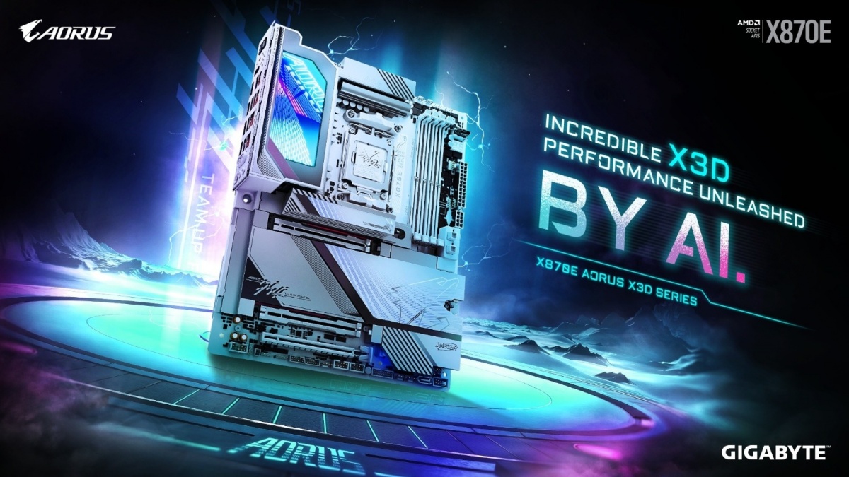 Gigabyte Resmi Luncurkan Motherboard AI-Powered X870E AORUS X3D: Diklaim Paling Ngebut!