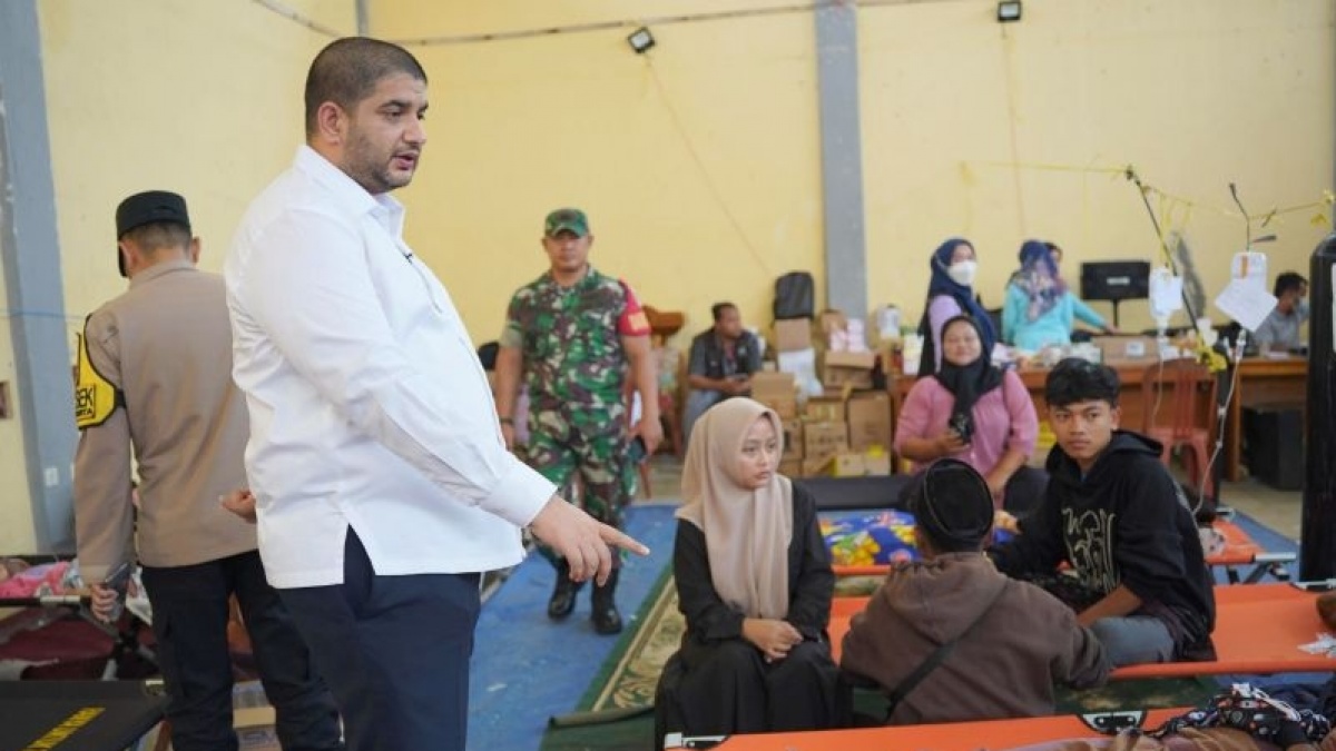 Besuk Korban Keracunan MBG di Cipongkor, Rajiv: Pengawasan Distribusi Bahan Baku Harus Diperketat