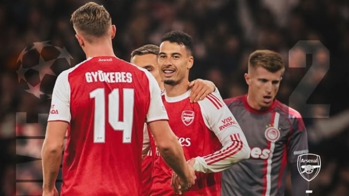 Hasil Liga Champions: Seperti Biasanya, Arsenal Tampil Apik dan Gilas Olympiakos