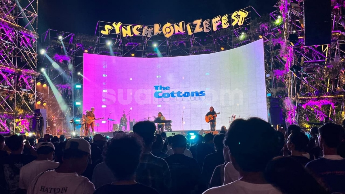The Cottons Bahas Isu Keracunan MBG di Synchronize Fest, Ada 'Perdebatan' Kecil