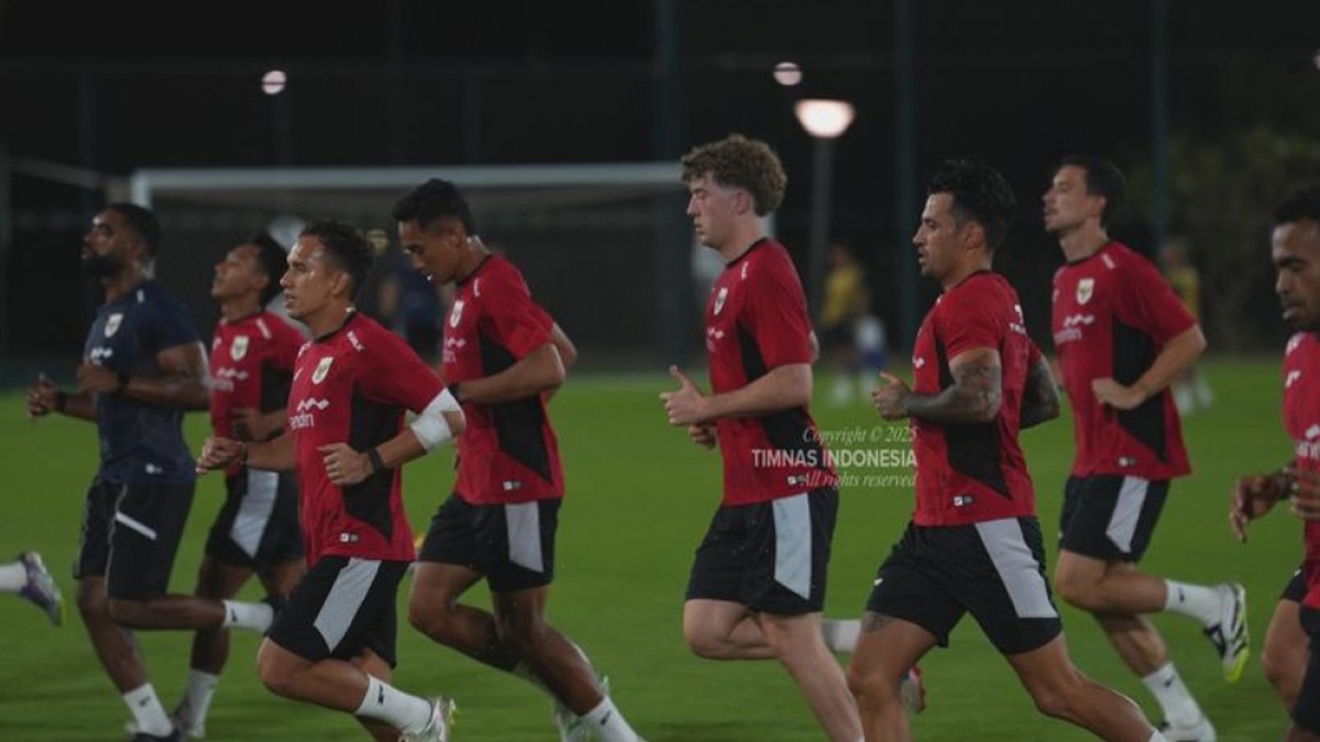 14 Pemain Absen Latihan Perdana Timnas Indonesia di Arab Saudi