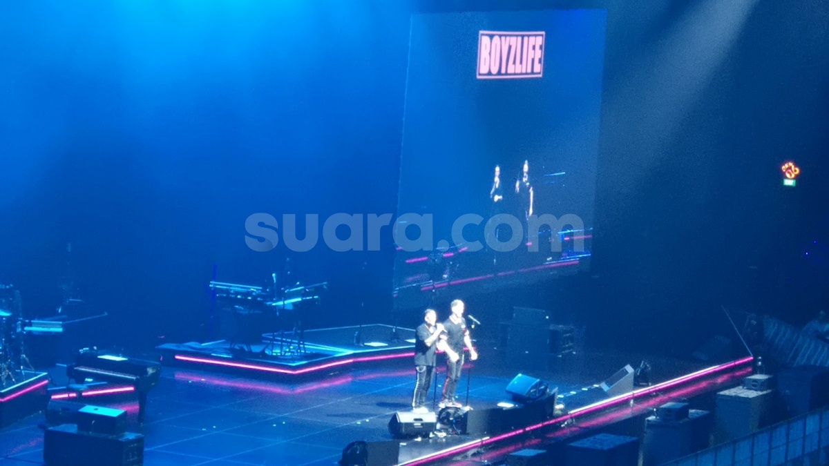 Nostalgia Bareng Lagu-lagu Westlife dan Boyzone, Buka Konser Mariah Carey