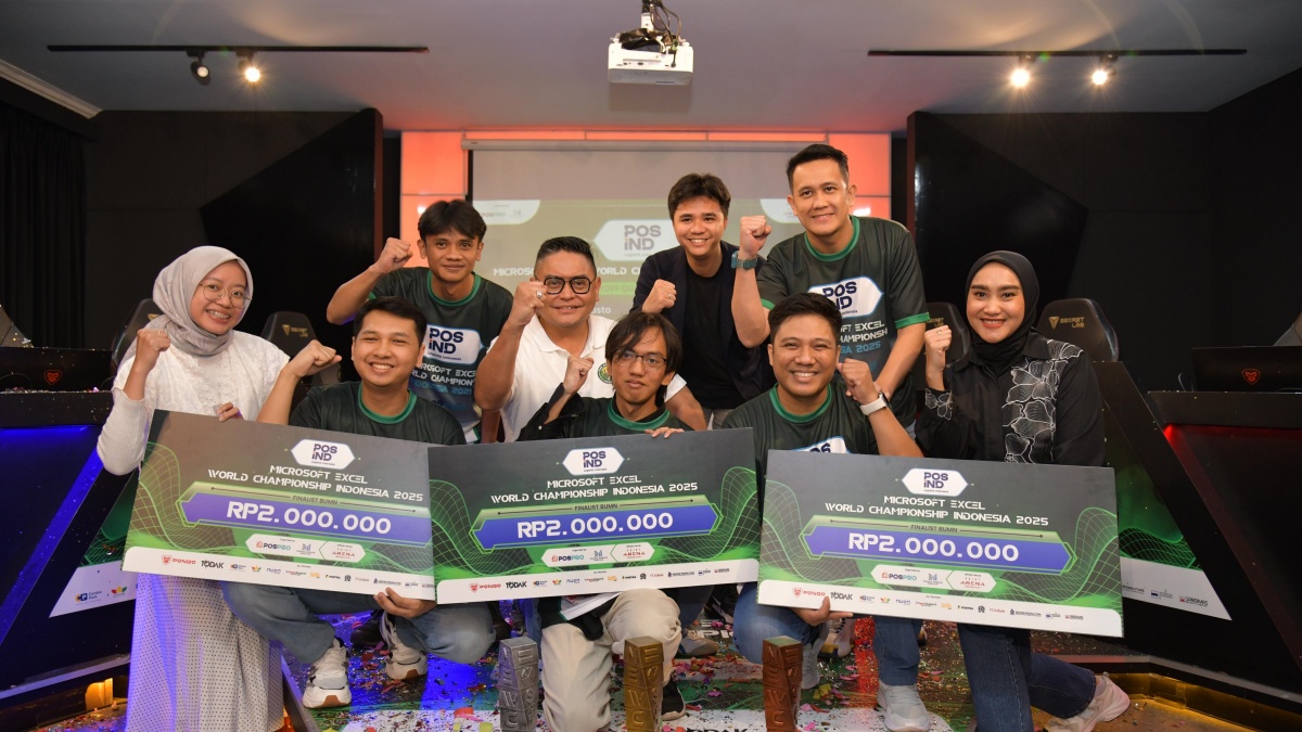 Perwakilan Pegadaian Sapu Bersih Gelar Juara di Microsoft Excel World Championship 2025