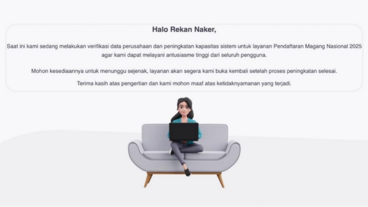 Hore! Situs Magang Hub Kemnaker Bisa Diakses, Ini Penyebab dan Solusi Jika Masih Eror