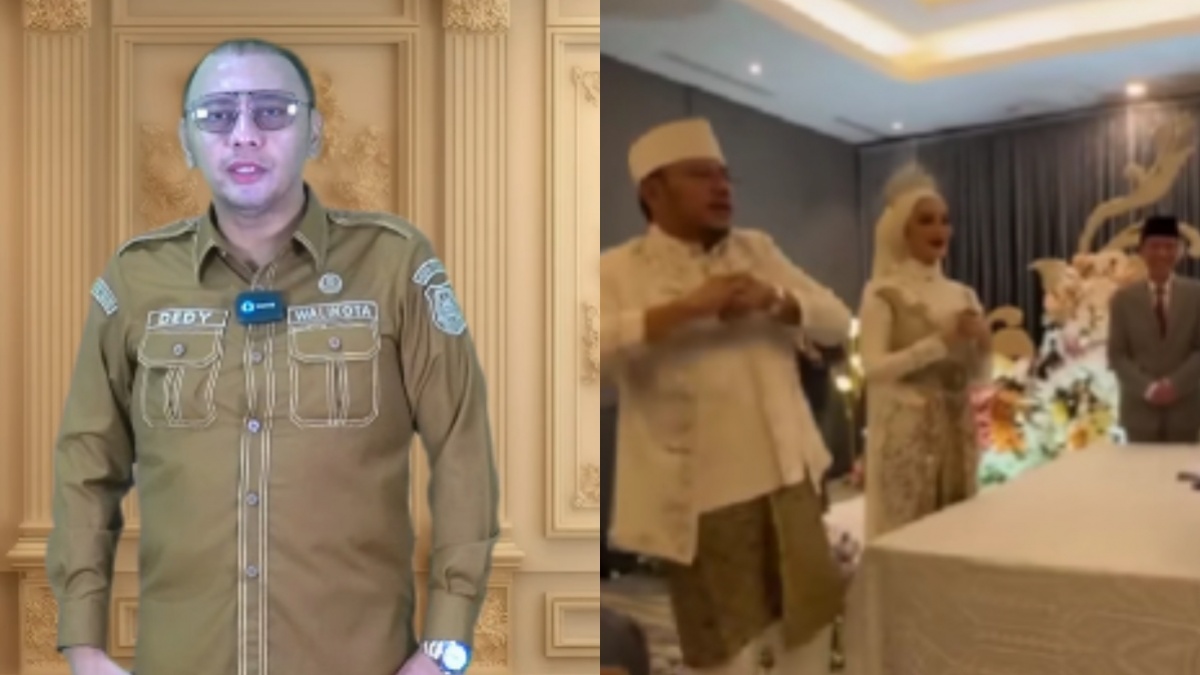 Wali Kota Tegal Dedy Yon Supriyono Menikah, Semangat Tepuk Sakinah Disaksikan Jokowi