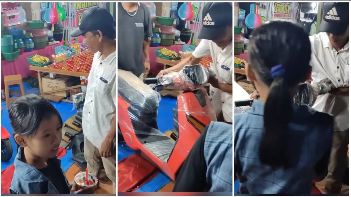 Modal Rp 20 Ribu, Pria Ini Bikin Geger Pasar Malam Usai Sabet Dua Sepeda Listrik Sekaligus