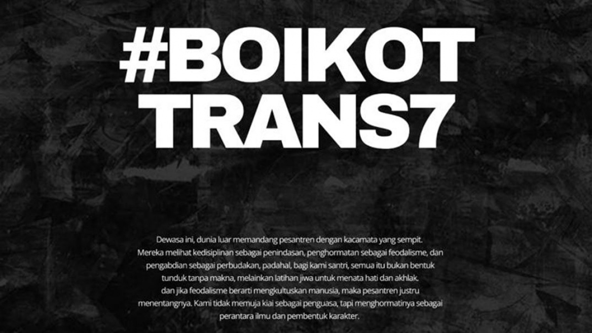Apa Acara Trans7 yang Diduga Lecehkan Pesantren Lirboyo? Berujung Tagar Boikot di Medsos