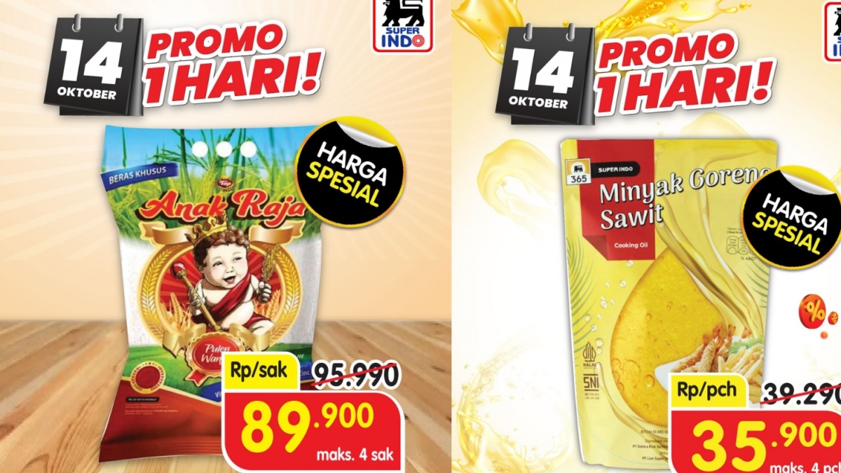 Promo Superindo Hari Ini 14 Oktober 2025: Diskon Kebutuhan Harian & Produk Segar