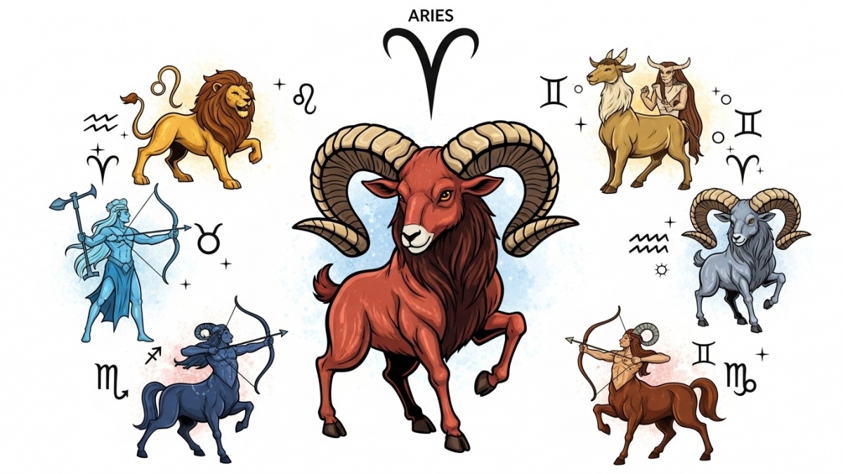 Aries Cocok dengan Zodiak Apa? Ini 5 Pasangan yang Bisa Mengimbangi Energi Api Aries