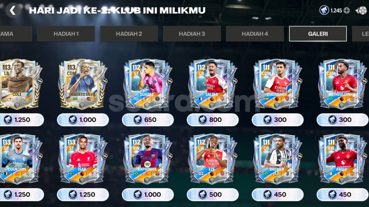 20 Kode Redeem FC Mobile Terbaru 21 Oktober 2025: Banjir 2.000 Gems, Pemain 110-113, dan Rank Up