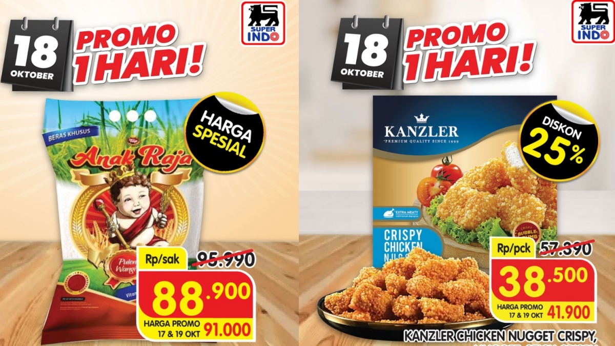 Promo Superindo Hari Ini 18 Oktober 2025: Diskon & Katalog Terbaru Beras hingga Buah