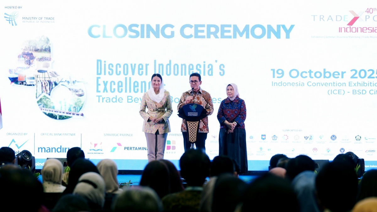 TEI ke-40 Resmi Ditutup, Mendag Busan: Transaksi Lewati Target, Capai 22,80 Miliar Dollar AS