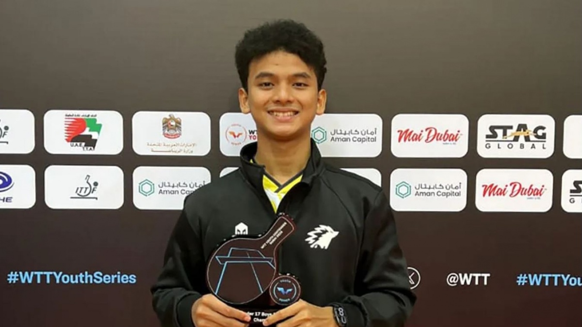 Cetak Sejarah, Atlet Tenis Meja Muda Indonesia Juarai Turnamen Dubai