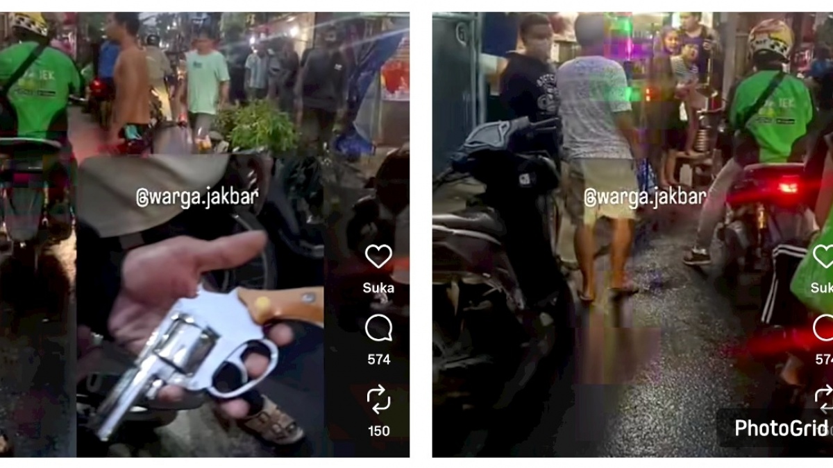 Dua Begal Bersenpi Diamuk Massa di Tambora, Warga Ikut Terluka Kena Pantulan Peluru!