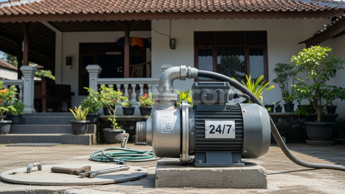 Mengapa Mesin Pompa Air Terus Berbunyi Cetak-Cetek Saat Kran Dibuka Sedikit?