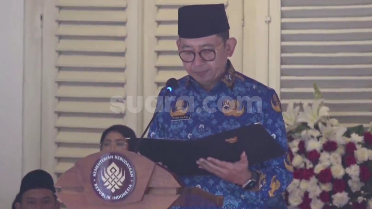 Upacara Peringatan Hari Sumpah Pemuda ke-97, Fadli Zon ke Generasi Muda: Kalian Penentu Sejarah