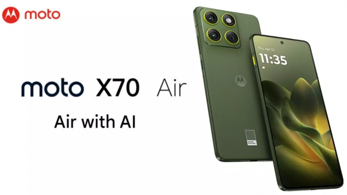 Moto X70 Air Rilis: HP Midrange dengan Bodi Super Tipis 6 mm dan RAM 12 GB
