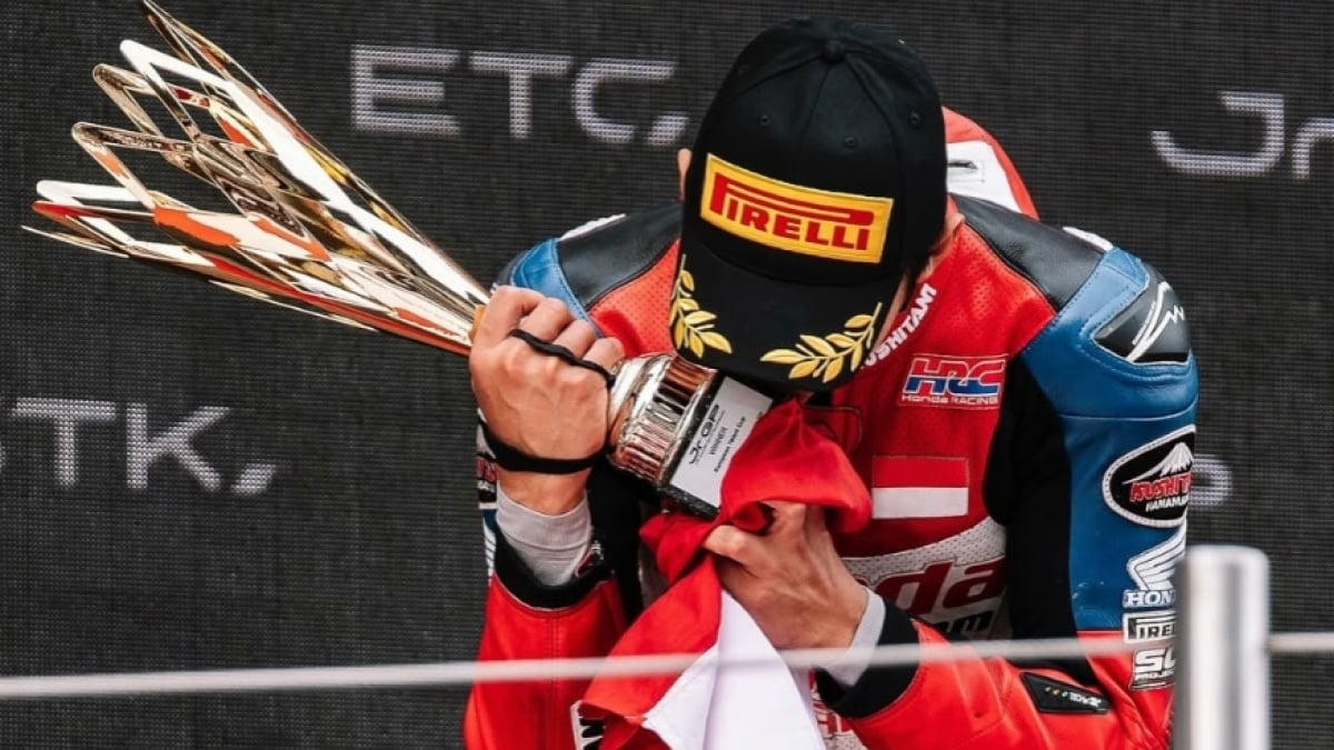 Kiandra Ramadhipa Ungkap Rahasia Manuver Nekat di Lap Terakhir GP Spanyol