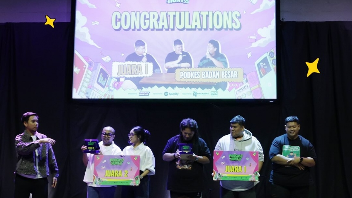 Podcast Hunt 2025 Berakhir Sukses, Podcast Badan Besar Didapuk Jadi Juara