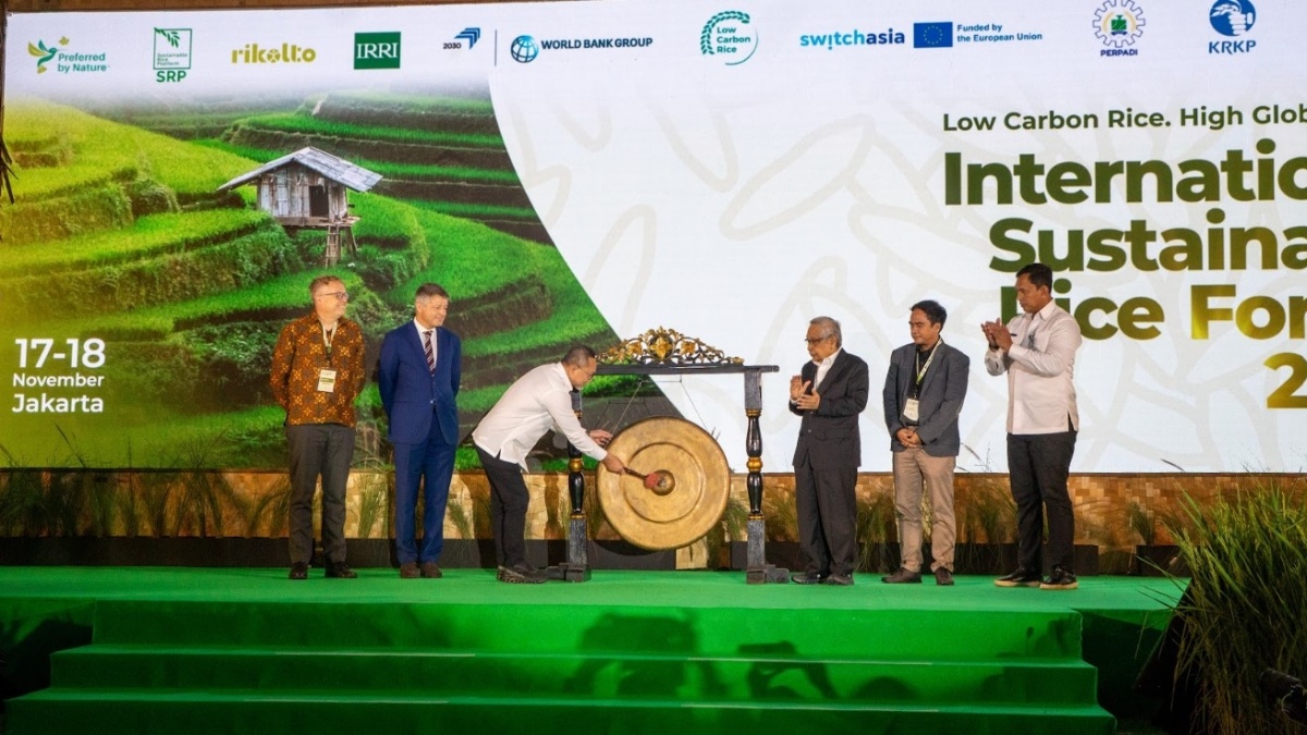 ISRF 2025 Dorong Transisi Padi Rendah Emisi Lewat Kemitraan Global