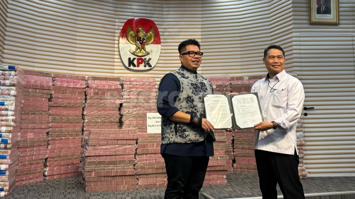 KPK Jelaskan Alasan Pamer Duit Rp300 Miliar yang Diserahkan ke PT Taspen
