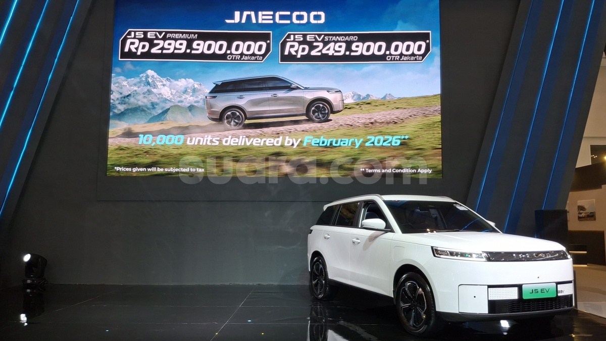 Tampil di GJAW 2025, Harga Jaecoo J5 EV Masih di bawah Rp 250 Juta