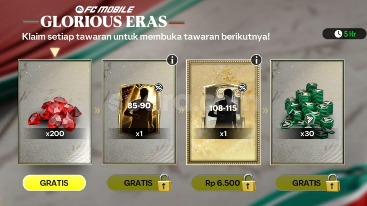 21 Kode Redeem FC Mobile 26 November 2025, Cara Dapat 10.000 Gems dan Pemain Glorious Eras Gratis