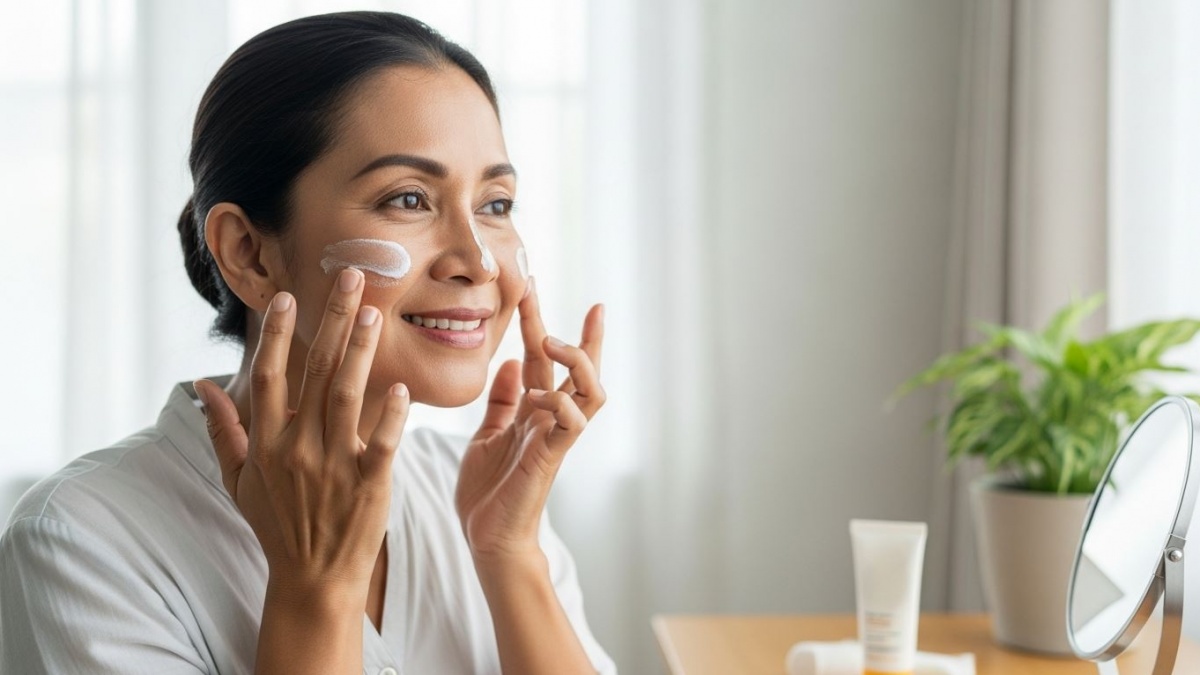 Atasi Flek Hitam di Usia 40-an Pakai Sunscreen SPF Berapa? Ini 3 Pilihan Nyaman di Wajah