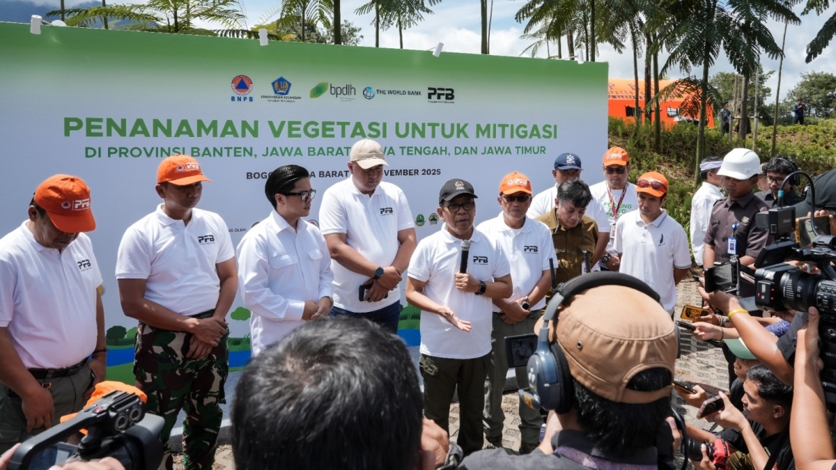 BNPB: Penanaman Vegetasi Jadi Benteng Pertama Hadapi Bencana Hidrometeorologi