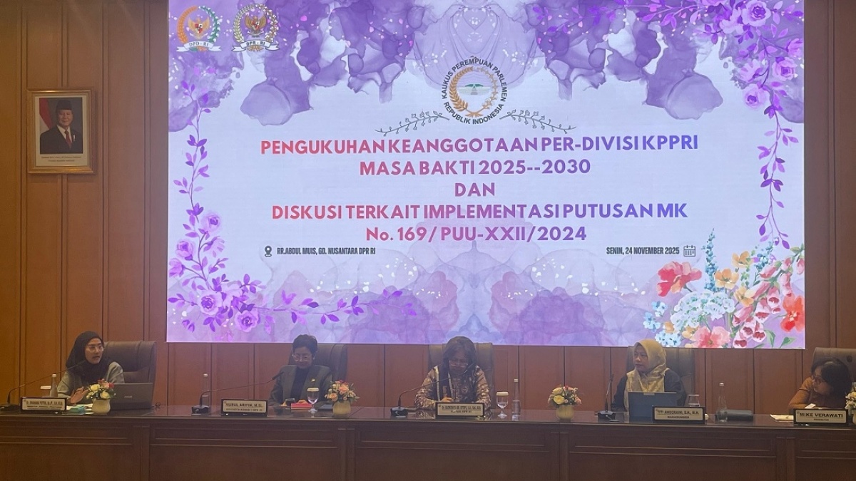 Parlemen Didorong Segera Implementasikan Putusan MK Soal Keterwakilan Perempuan di AKD