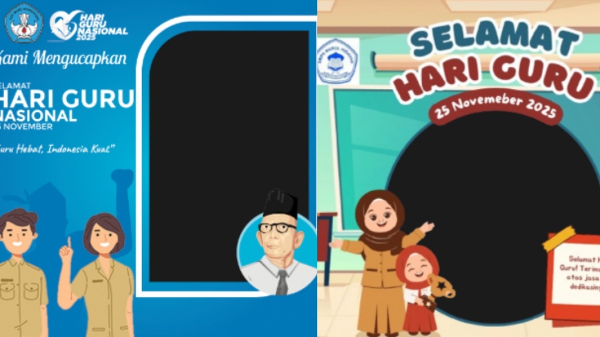 35 Twibbon Hari Guru Nasional 2025, Desain Menarik dan Siap Pakai Gratis!