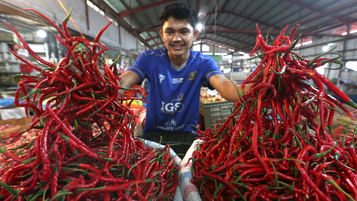 Harga Cabai Meledak, Bahan Pokok Lain Justru Mulai Turun