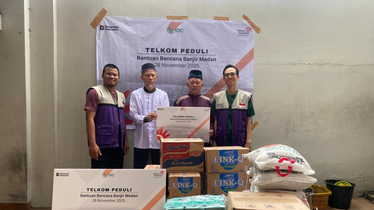 TelkomGroup Perkuat Pemulihan Layanan dengan Tambahan Backup Satelit di Wilayah Bencana Sumatra