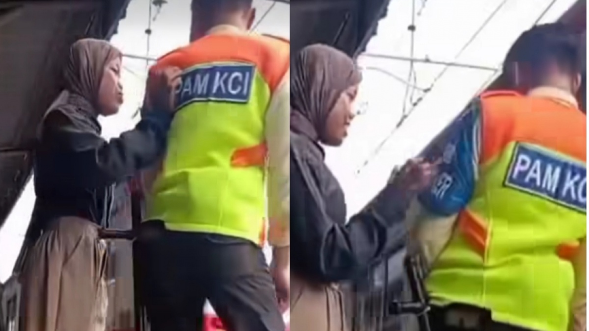 Perempuan yang Dorong Petugas hingga Nyaris Tersambar KRL Ternyata ODGJ