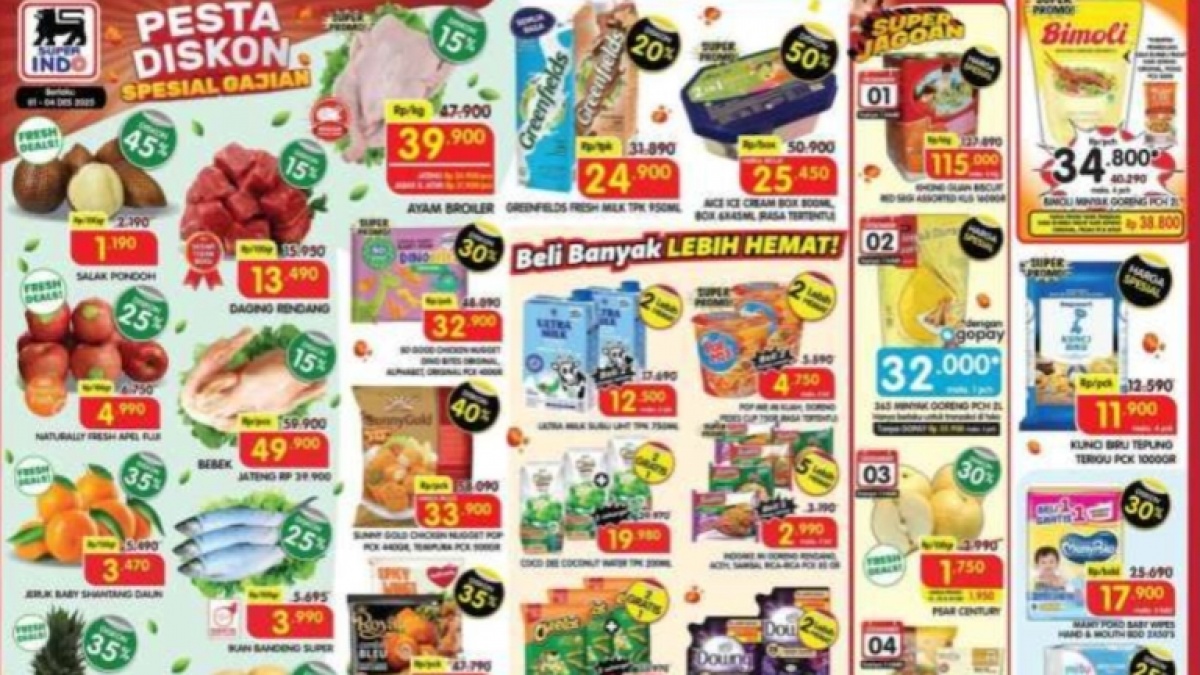 Katalog Promo Weekday Superindo Mulai Hari Ini Sampai Kamis Besok