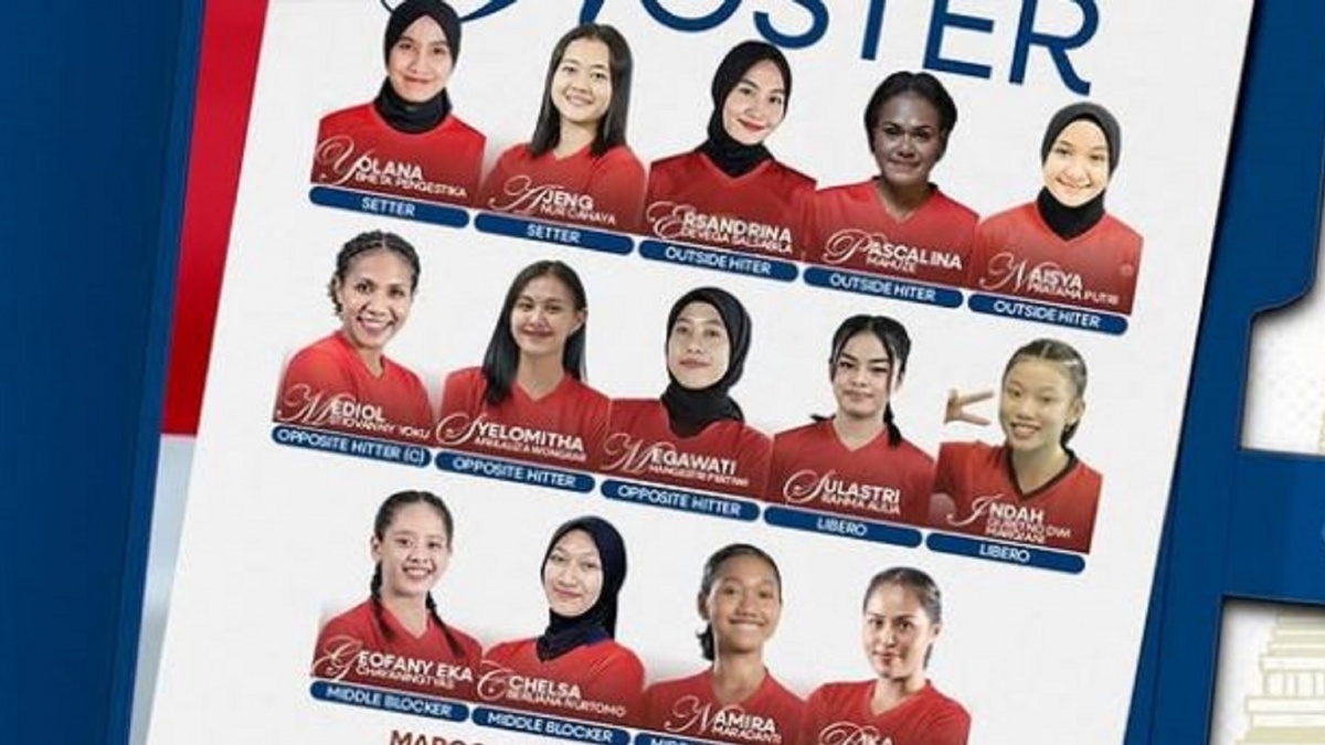 Media Luar Negeri Puji Skuad Timnas Voli Putri Indonesia untuk SEA Games 2025