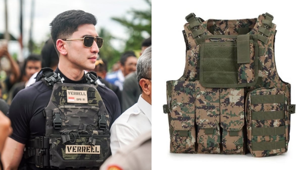 Viral Dipakai Verrell Bramasta, Ini Beda Rompi Taktis dan Rompi Anti Peluru