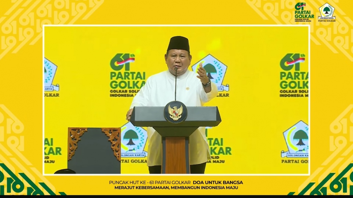 Trik Jitu Bahlil Bikin Prabowo 'Jatuh Hati', Pujian Meluncur Deras di HUT Golkar
