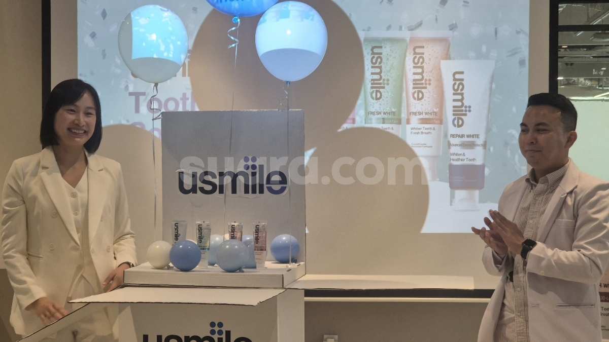 usmile Perkenalkan Teknologi Pemutih Gigi Berbasis Enzim di Indonesia