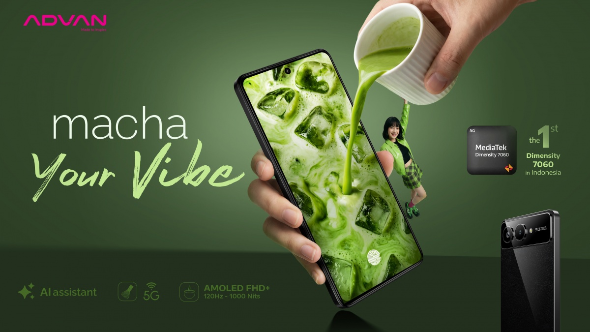 Advan Macha Resmi, HP Indonesia Pertama dengan Chip Dimensity 7060