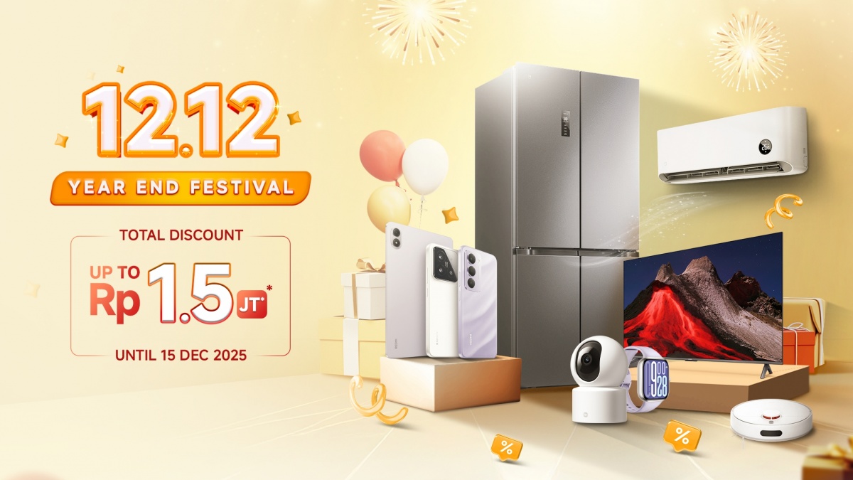Xiaomi 12.12: Diskon Hingga Rp1,5 Juta untuk Upgrade Smart Home dan Gadget Tahun Baru!