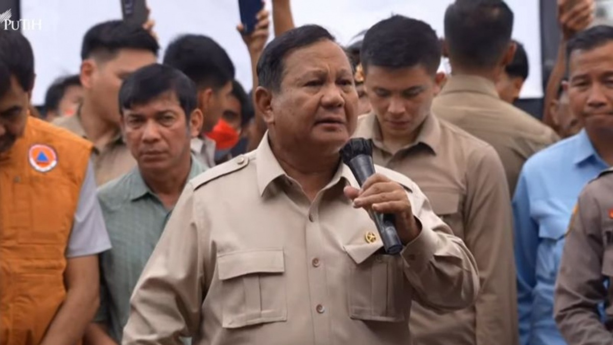 Prabowo Soroti Upaya Cari Kambing Hitam di Tengah Bencana Sumatra
