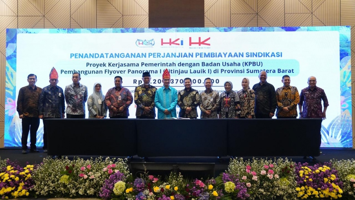 Percepat Pembangunan Infrastruktur di Sumbar, BRI Dukung Pembiayaan Sindikasi Rp2,2 Triliun