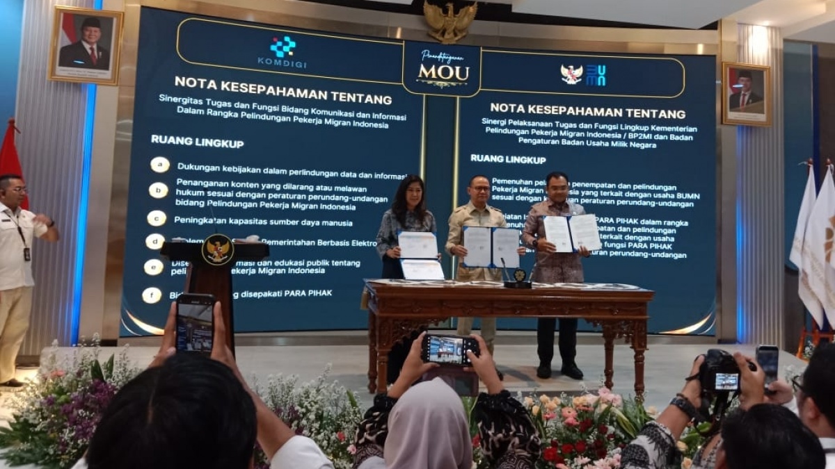 Pemerintah Sepakat Lindungi PMI, KemenP2MI Teken Perjanjian Kerja Sama dengan Para Mitra Strategis