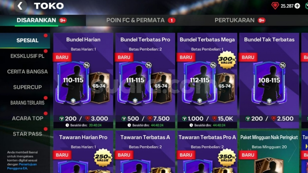 26 Kode Redeem FC Mobile 20 Desember 2025: Trik Refresh Gratis Dapat Pemain OVR 115 Tanpa Top Up
