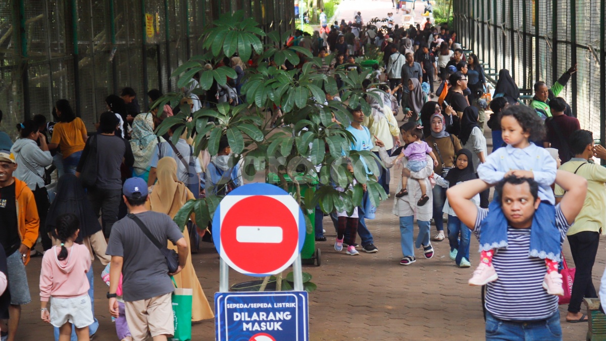 Ragunan 'Meledak' di Tahun Baru, Pengunjung Tembus 113 Ribu Orang Sehari
