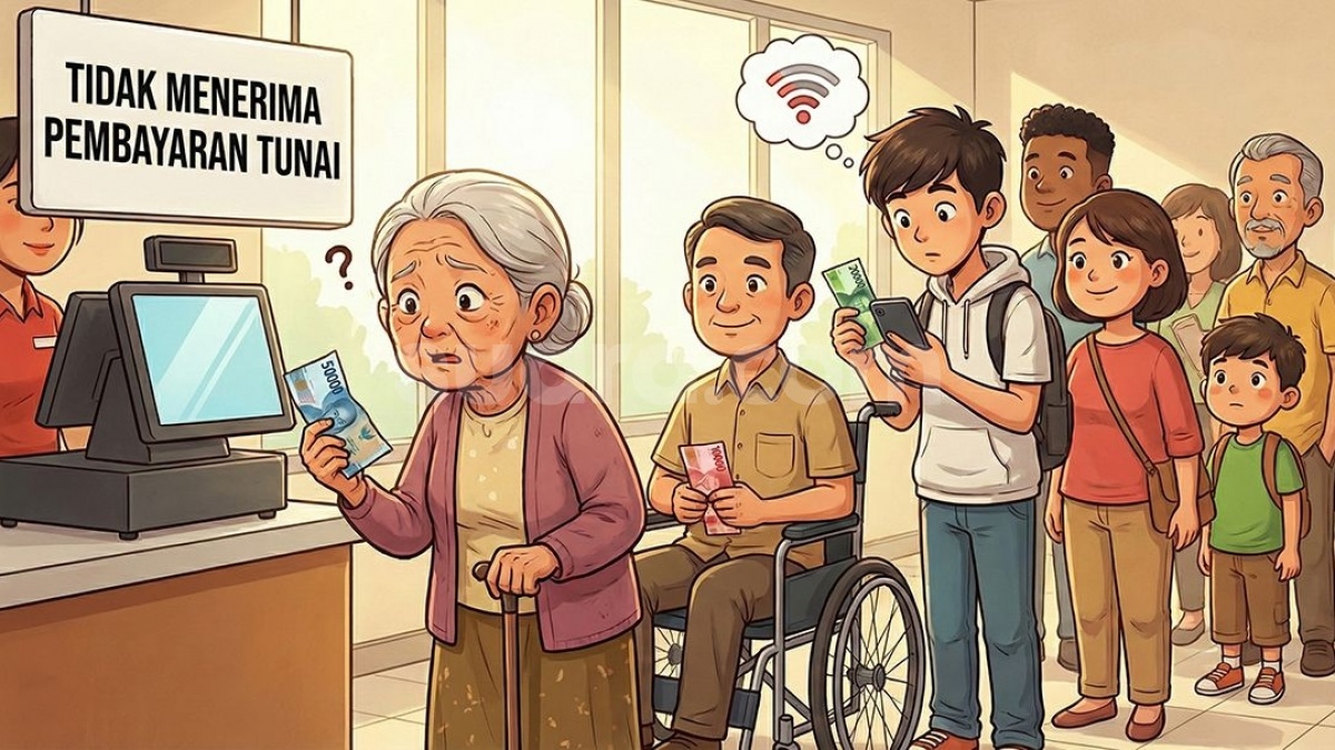 Tak Bisa Beli Roti Gegara Cuma Punya Uang Tunai: Kenapa Toko Lebih Suka Cashless?