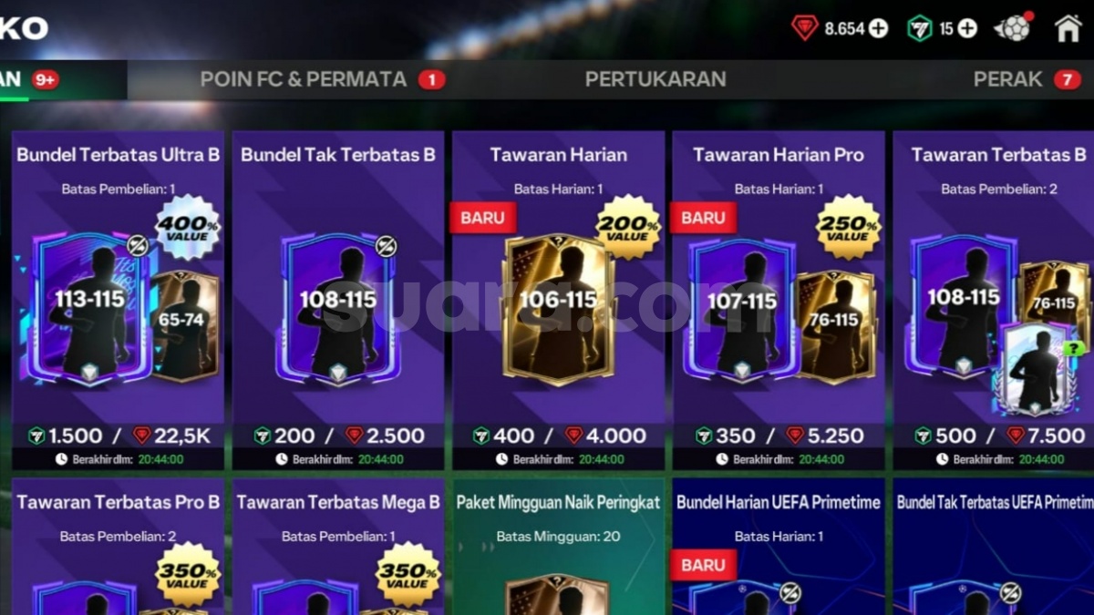 21 Kode Redeem FC Mobile 11 Januari 2026, Dapatkan Ribuan Gems hingga Pemain Legendaris