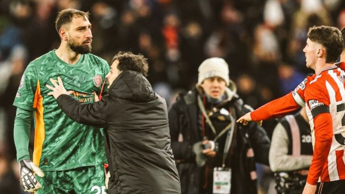 Detik-detik Emosi Donnarumma Meledak Usai City Ditahan Sunderland, Pep Guardiola Turun Tangan